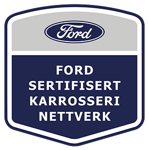 Logo av Ford Sertifisert Karrosseri Nettverk